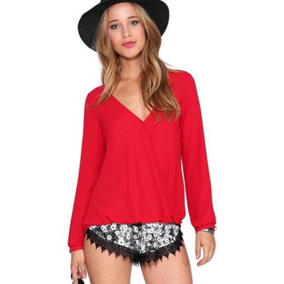 Red Light-Weight Long Sleeve - Picture 4 of 7